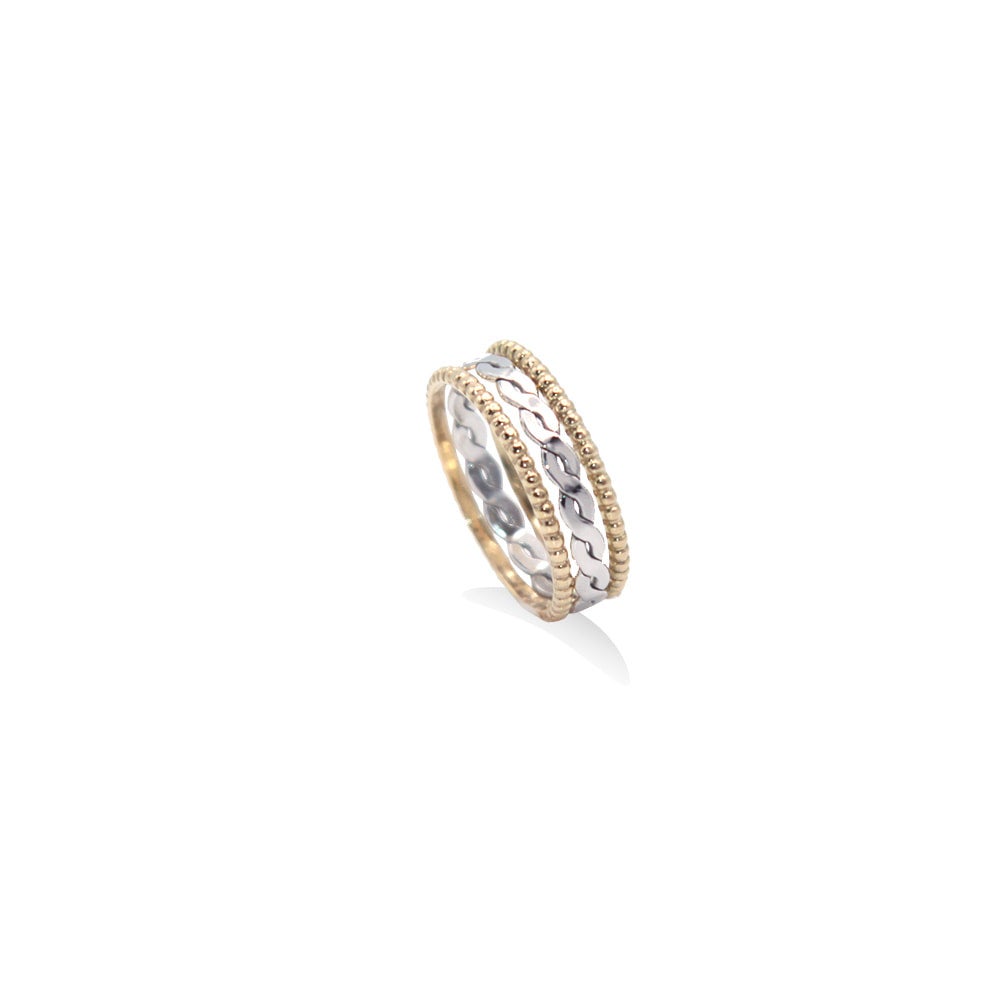 Yellow gold thumb rings on sale